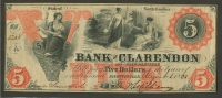 Fayetteville, NC, Bank of Clarendon, $5